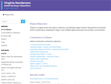 Tablet Screenshot of nursinglibrary.org
